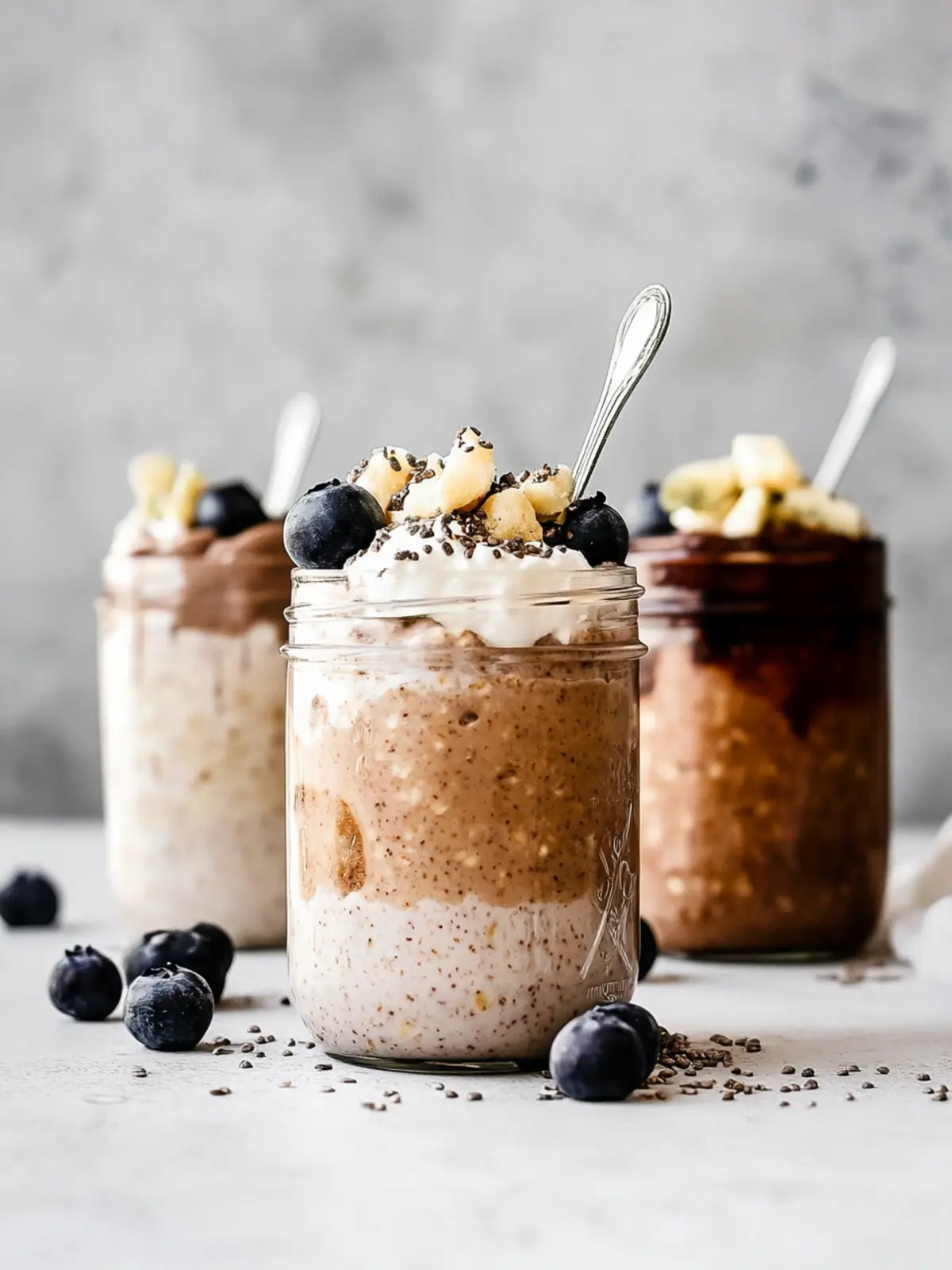 protein packed vegan overnight oats