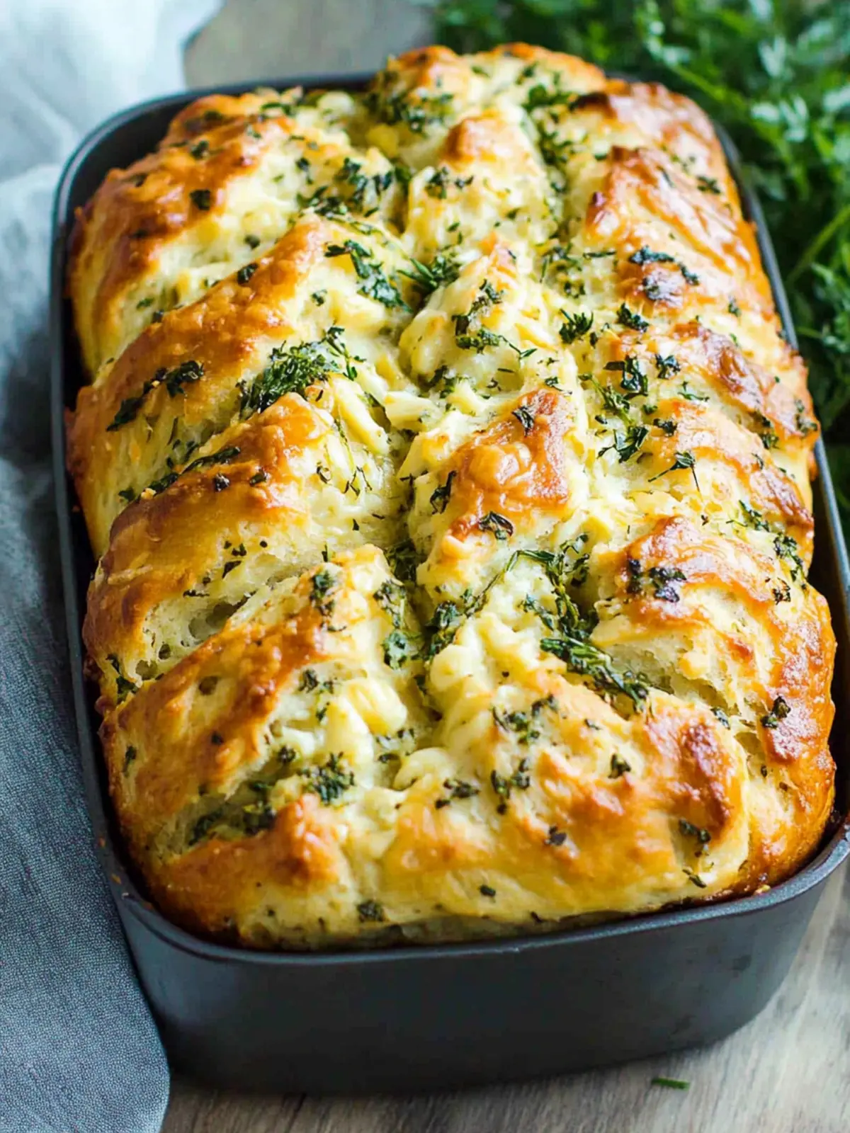 Savory Herb and Cheese Quick Bread