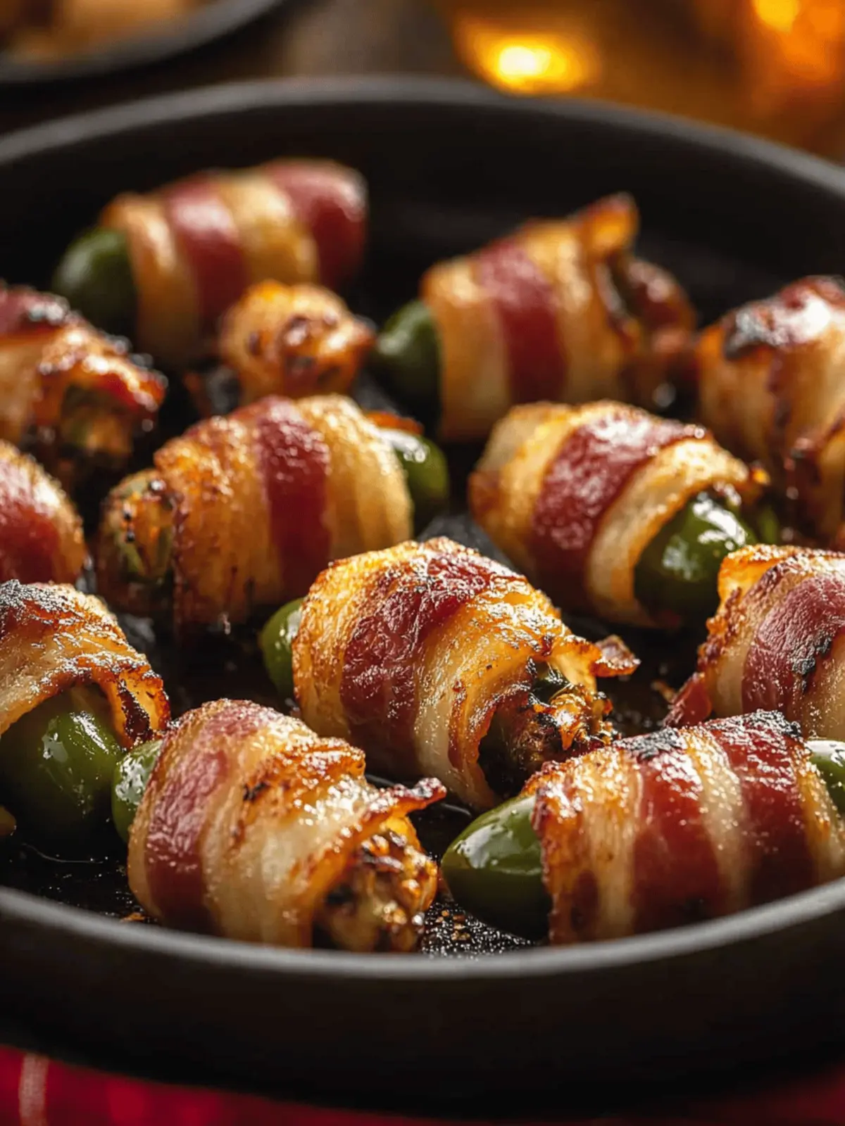 Bacon Wrapped Jalapeno Poppers