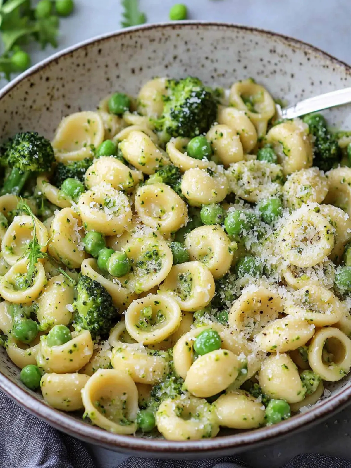 Orecchiette with Broccoli & Peas