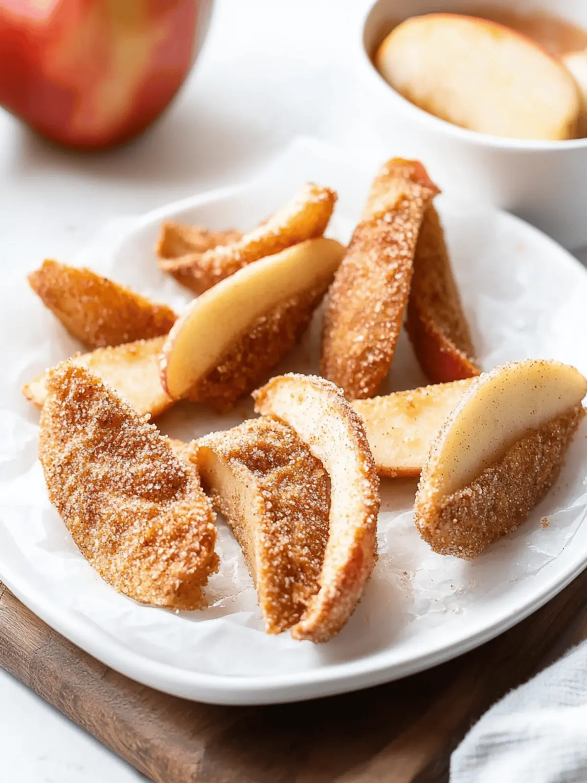 Crispy Air Fryer Apple Slices