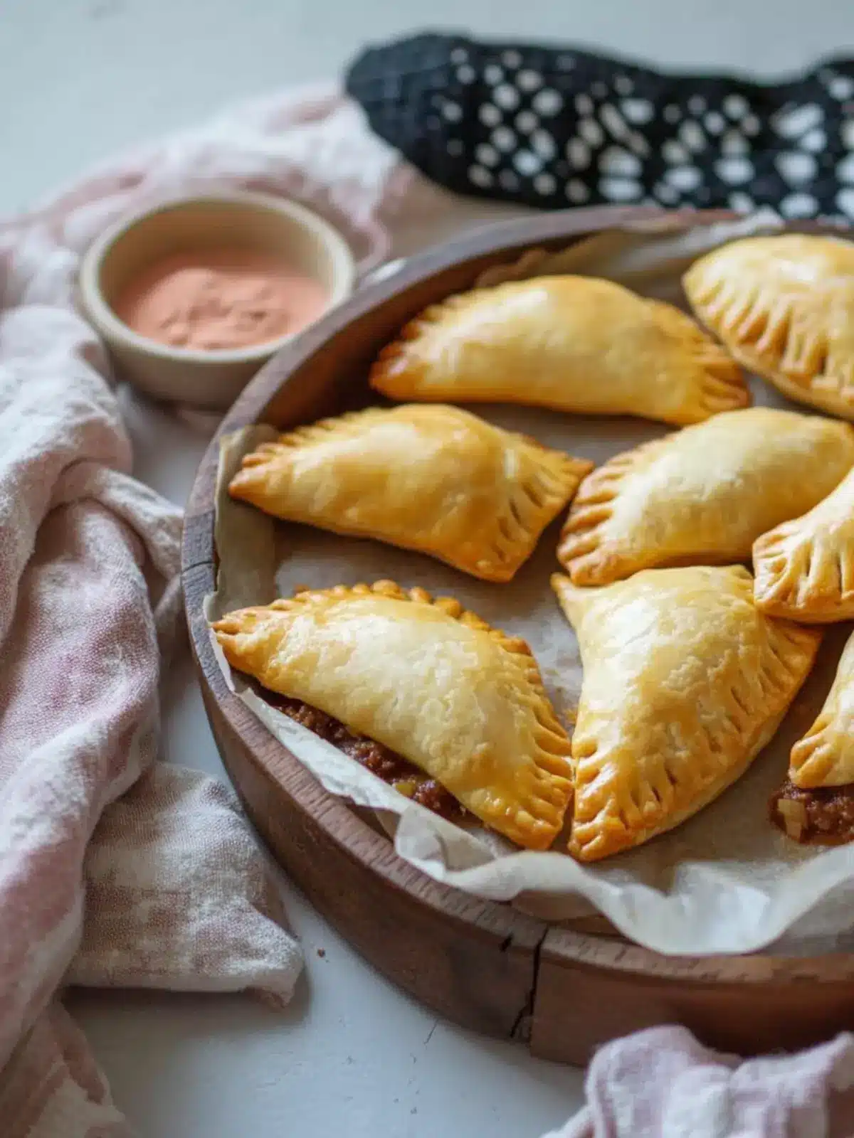 Flaky Ghanaian Meat Pie