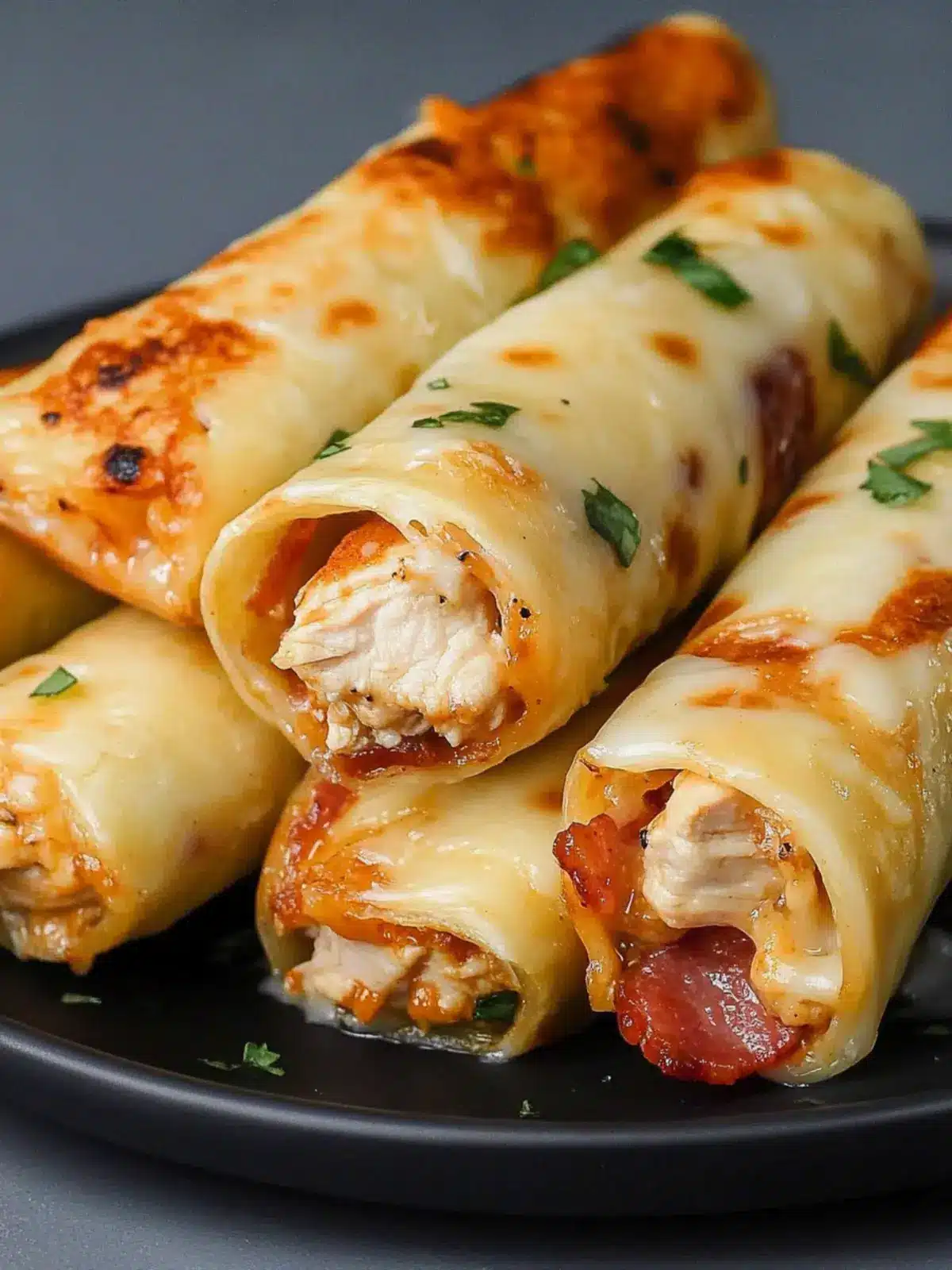Keto Chicken Bacon Ranch Taquitos