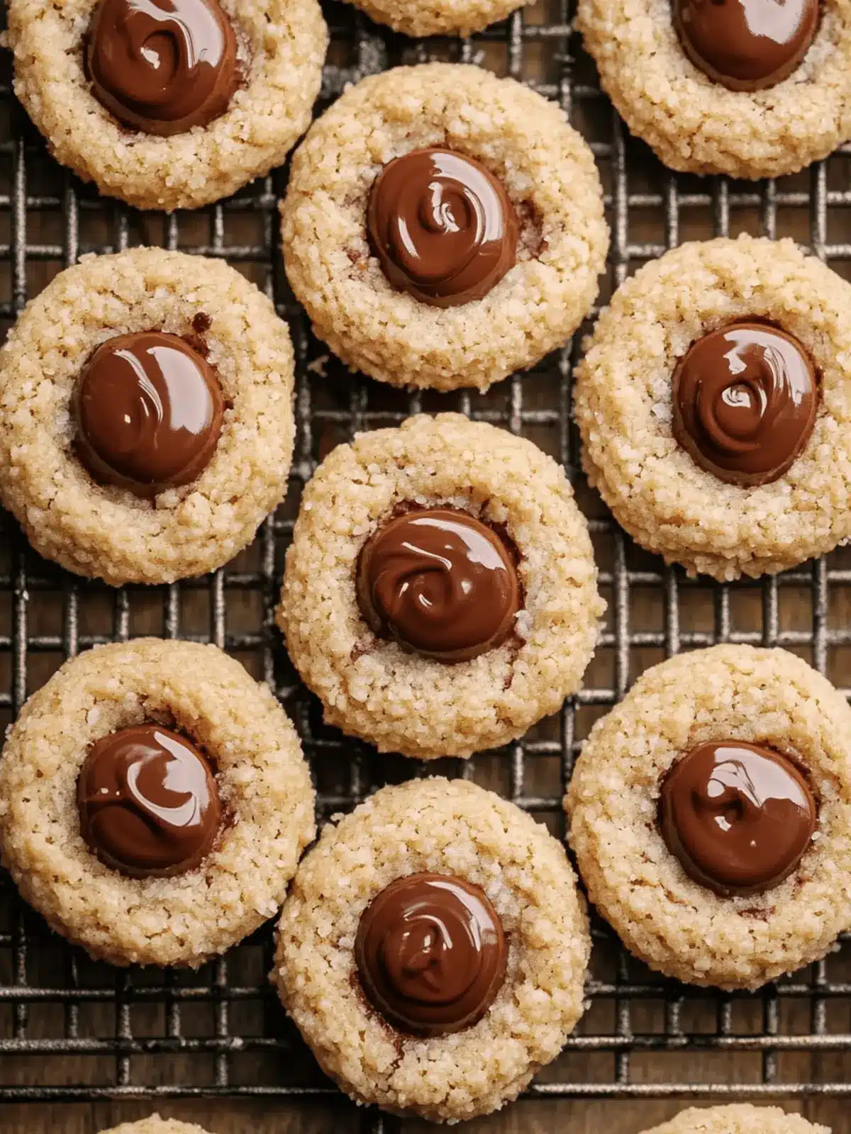 Nutella Thumbprint Cookies