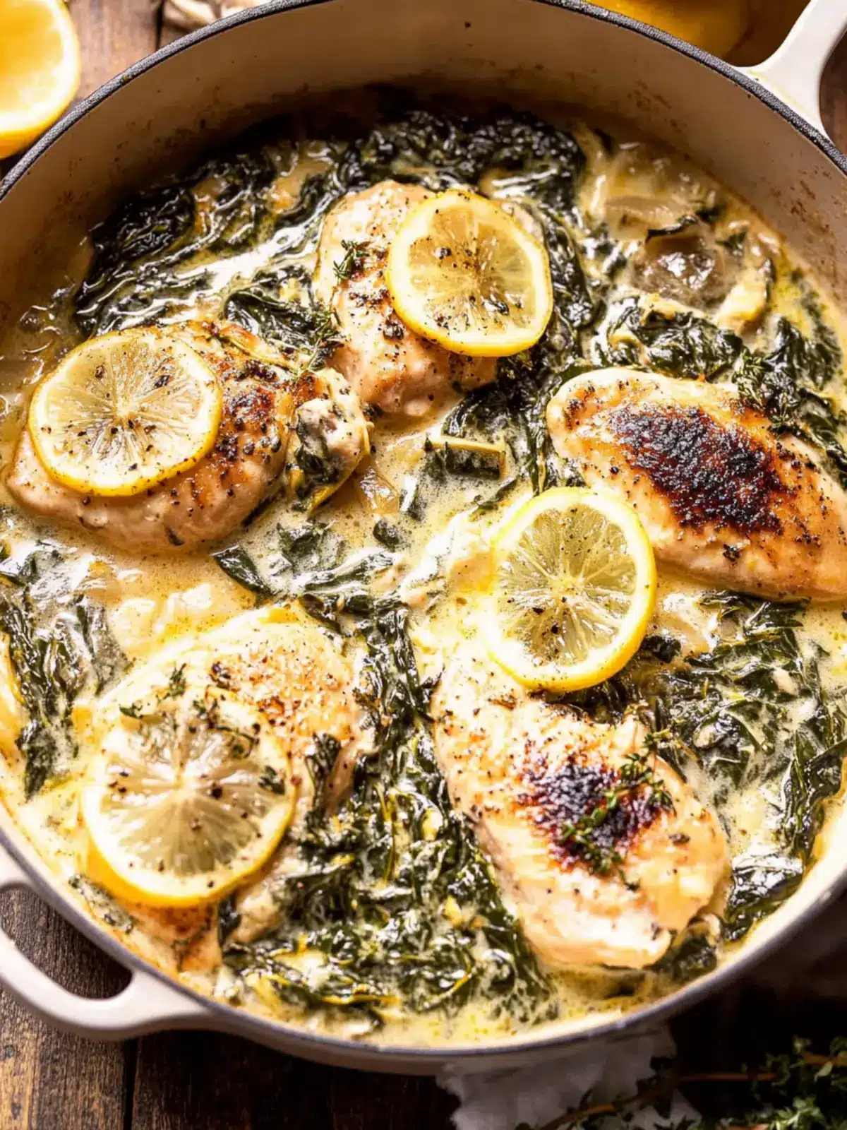 Lemon Butter Spinach and Artichoke Chicken for Zesty Nights 2 Lemon Butter Spinach and Artichoke Chicken