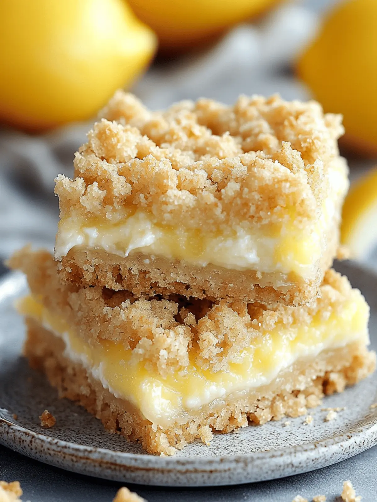 Lemon Crumb Squares