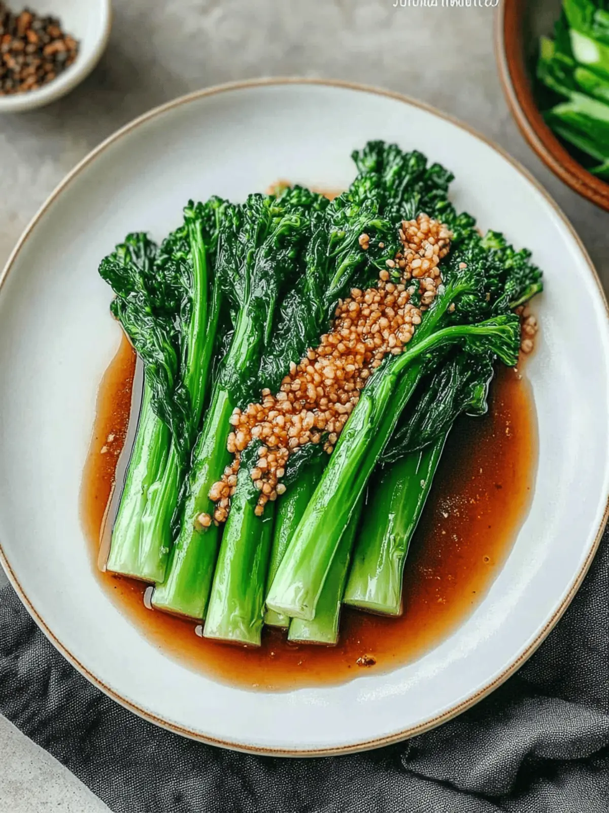 Chinese Broccoli with Oyster Sauce