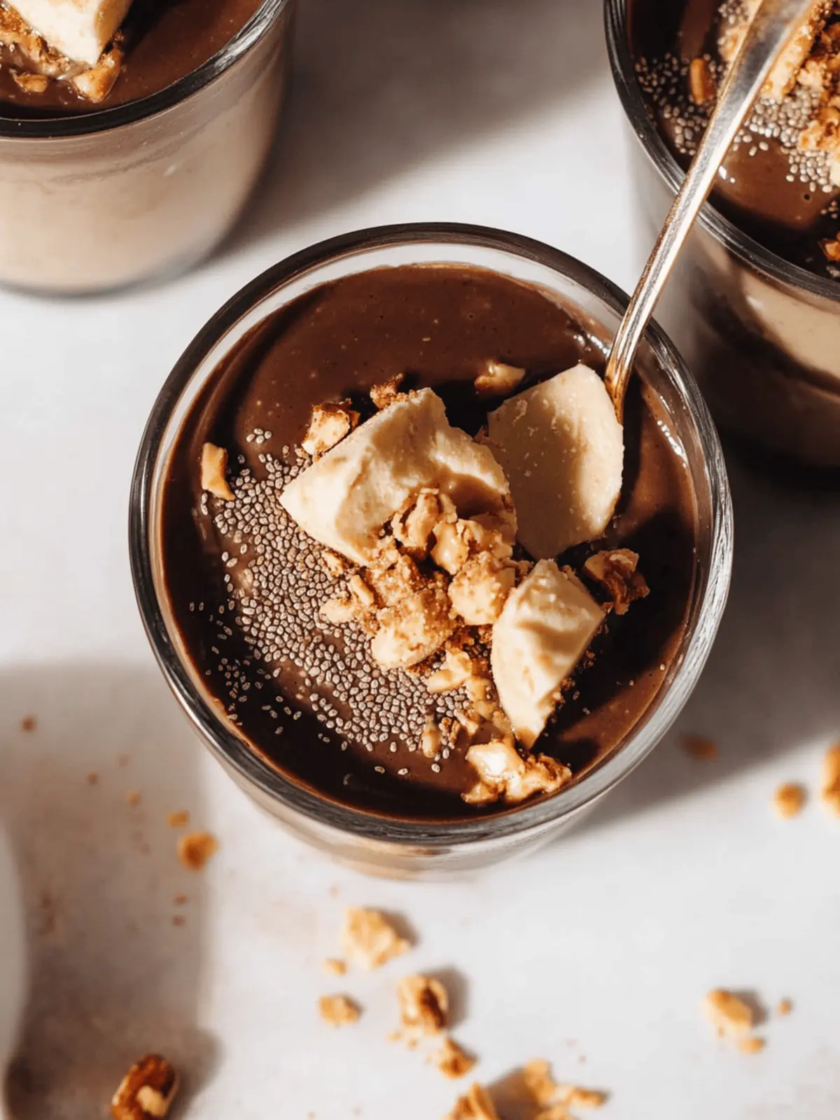 Creamy Peanut Butter Cup Chia Pudding