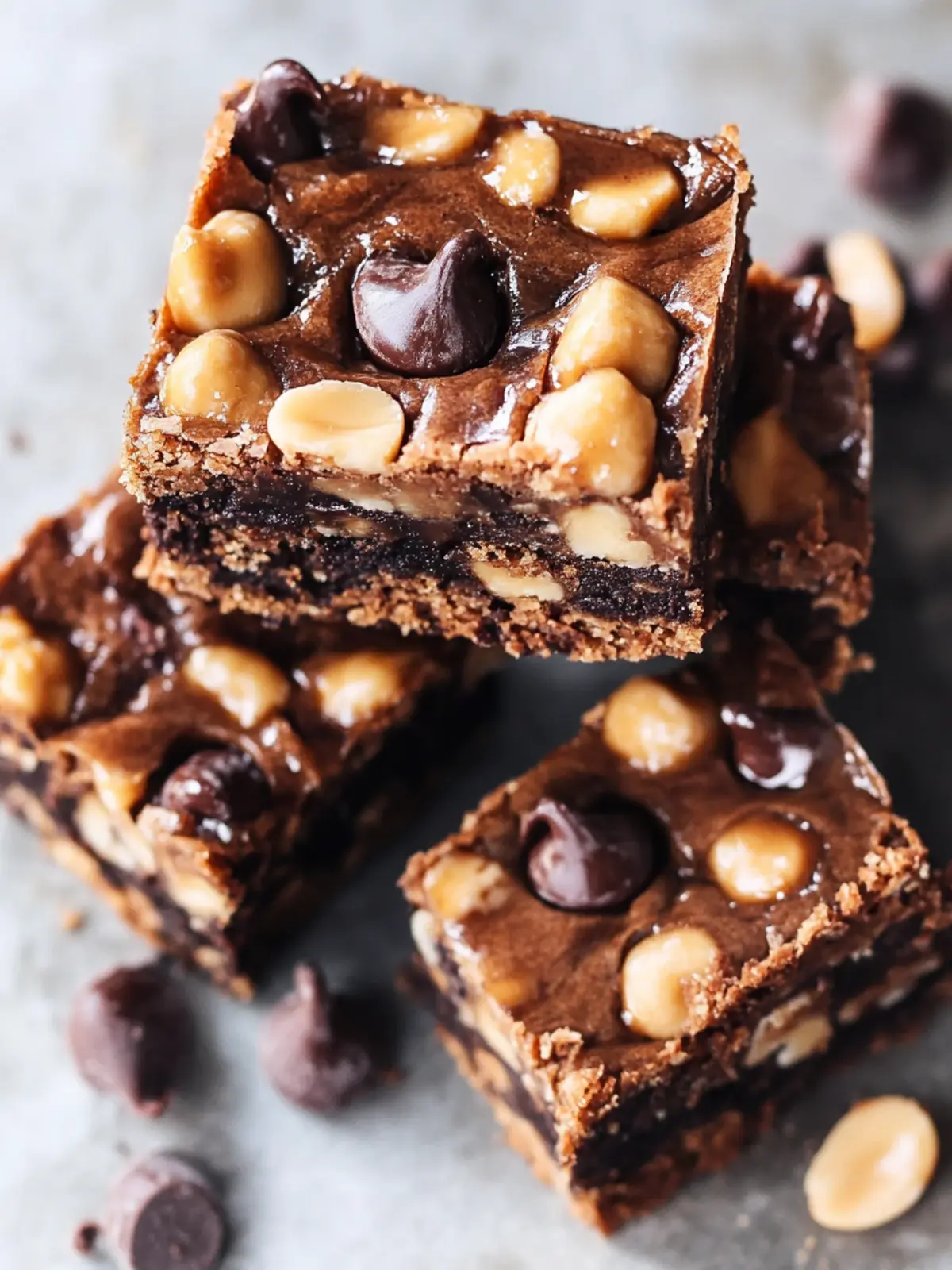 Chocolate Peanut Butter Magic Bars