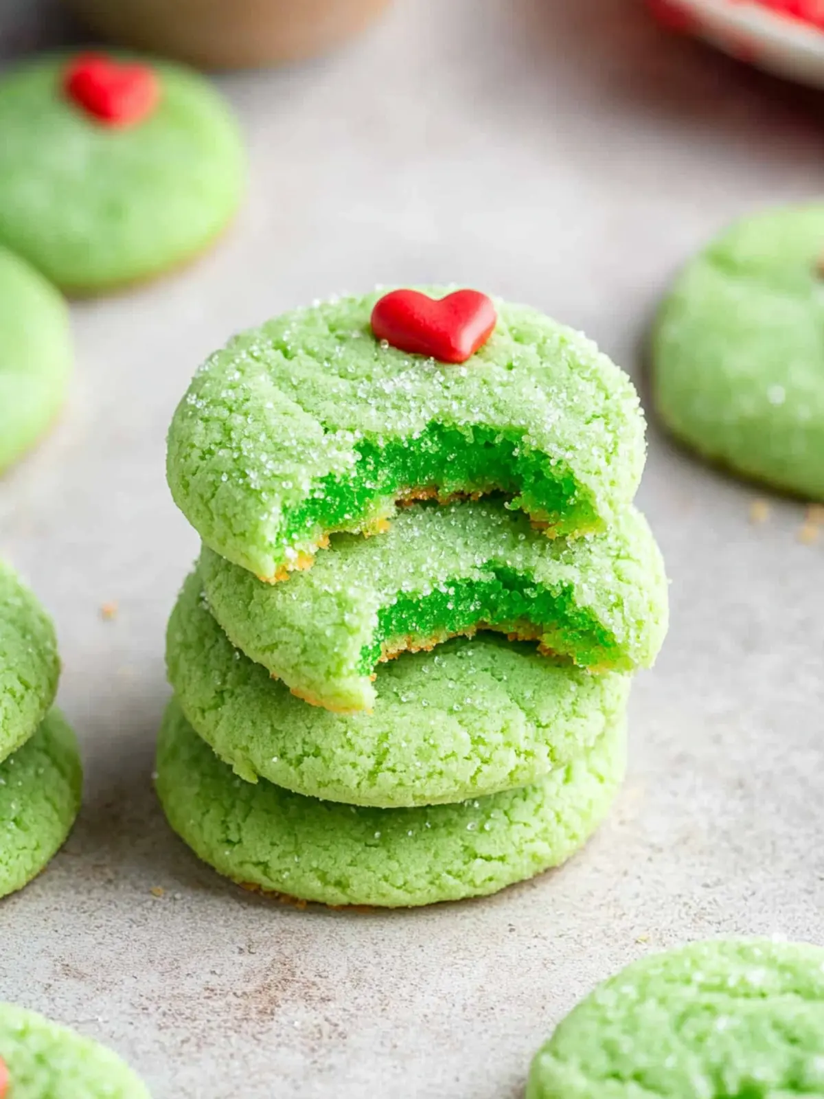 Grinch Sugar Cookies
