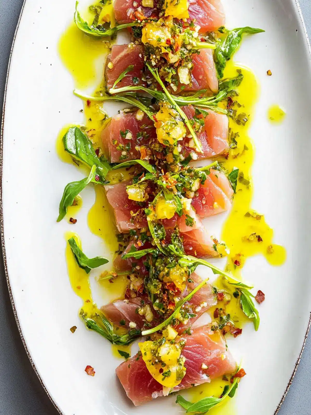 Sicilian Tuna Crudo
