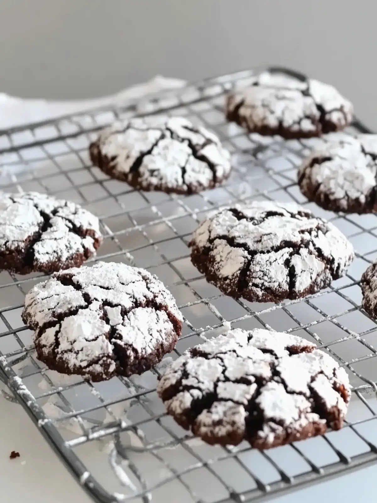 Chocolate Crinkle Cookies