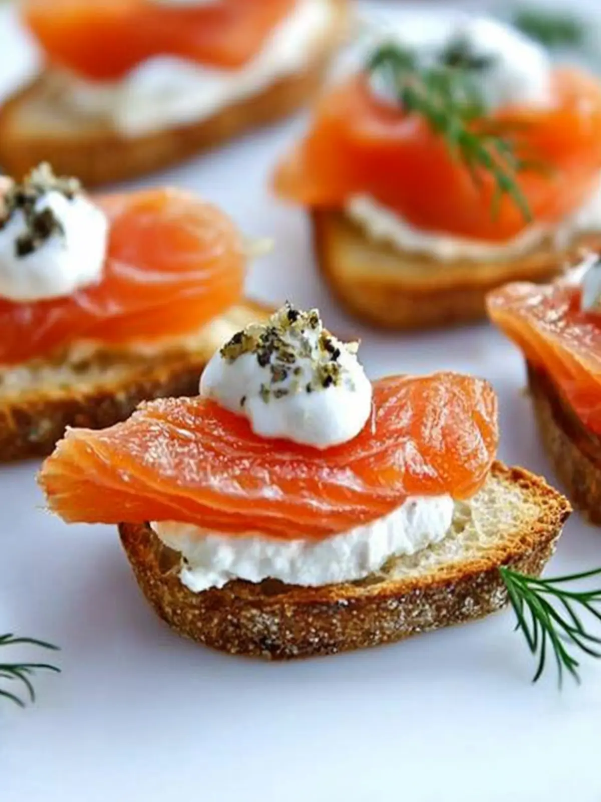 Smoked Salmon Crostini