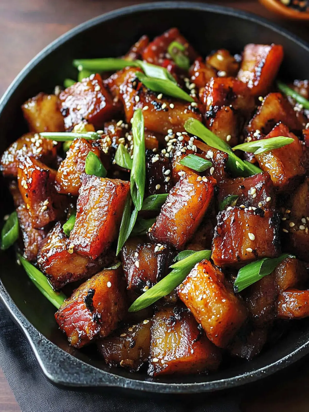 Healthy Korean Pork Belly Skillet