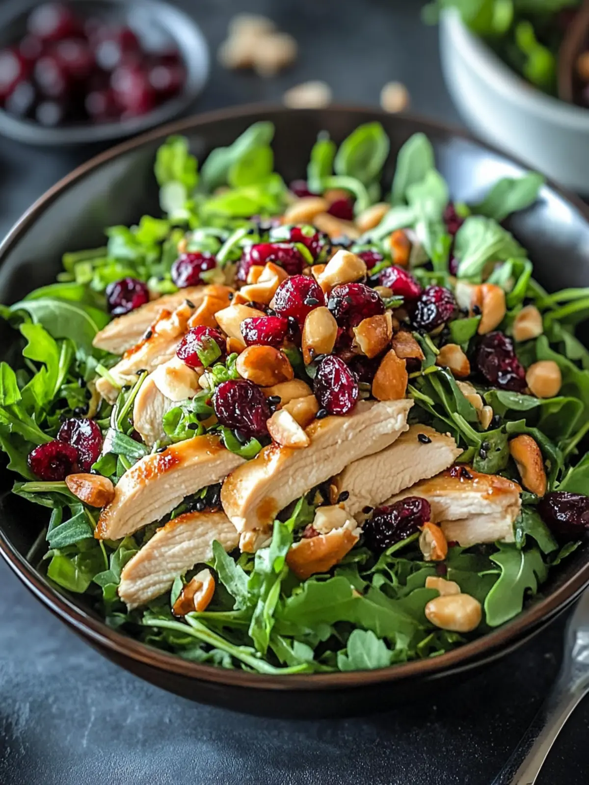 Asian Chicken Cranberry Salad