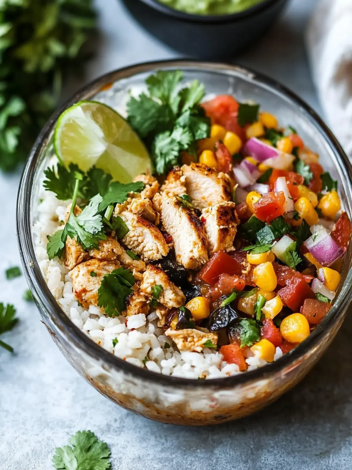 Savor Chicken Taco Poblano Rice Bowls for Ultimate Flavor Delight 3 Chicken Taco Poblano Rice Bowls