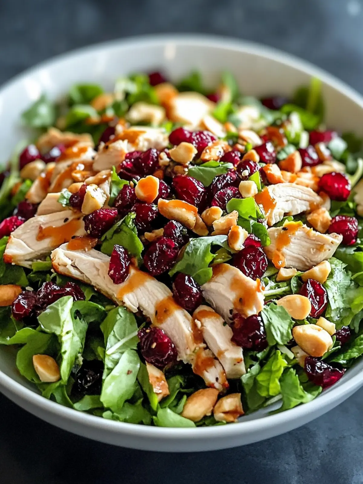 Asian Chicken Cranberry Salad