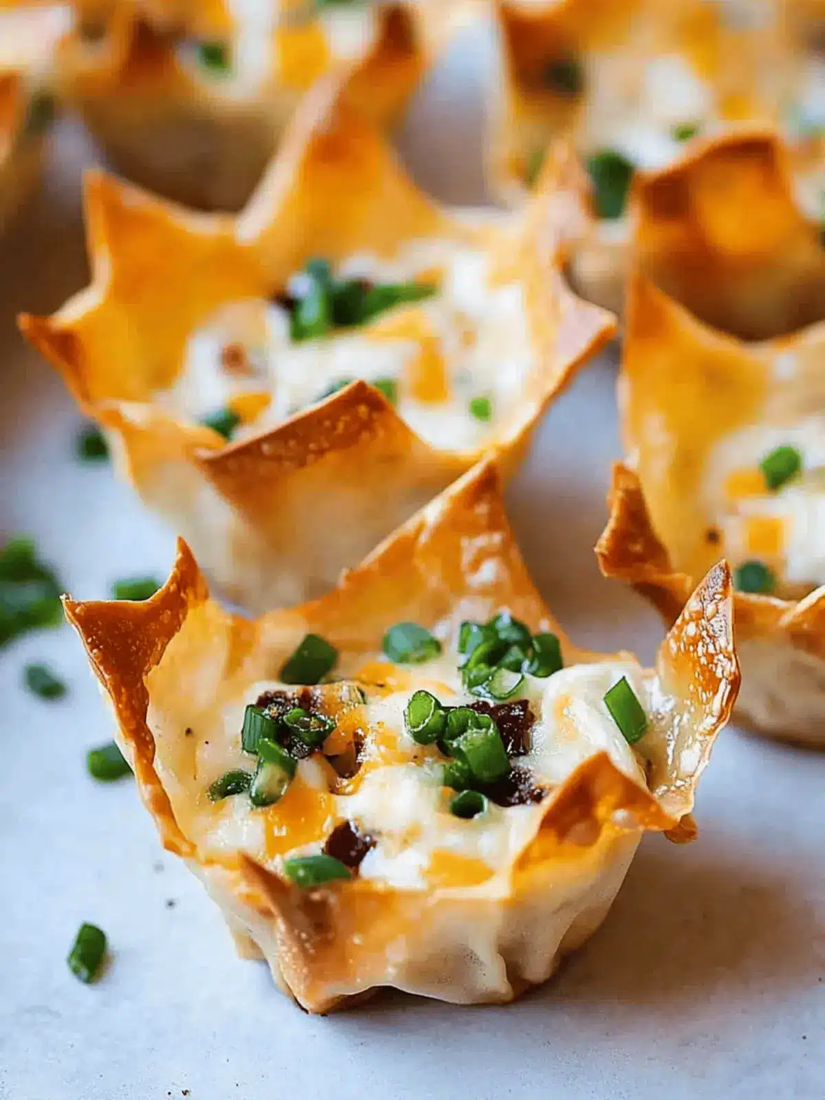 Jalapeno Popper Wonton Cups