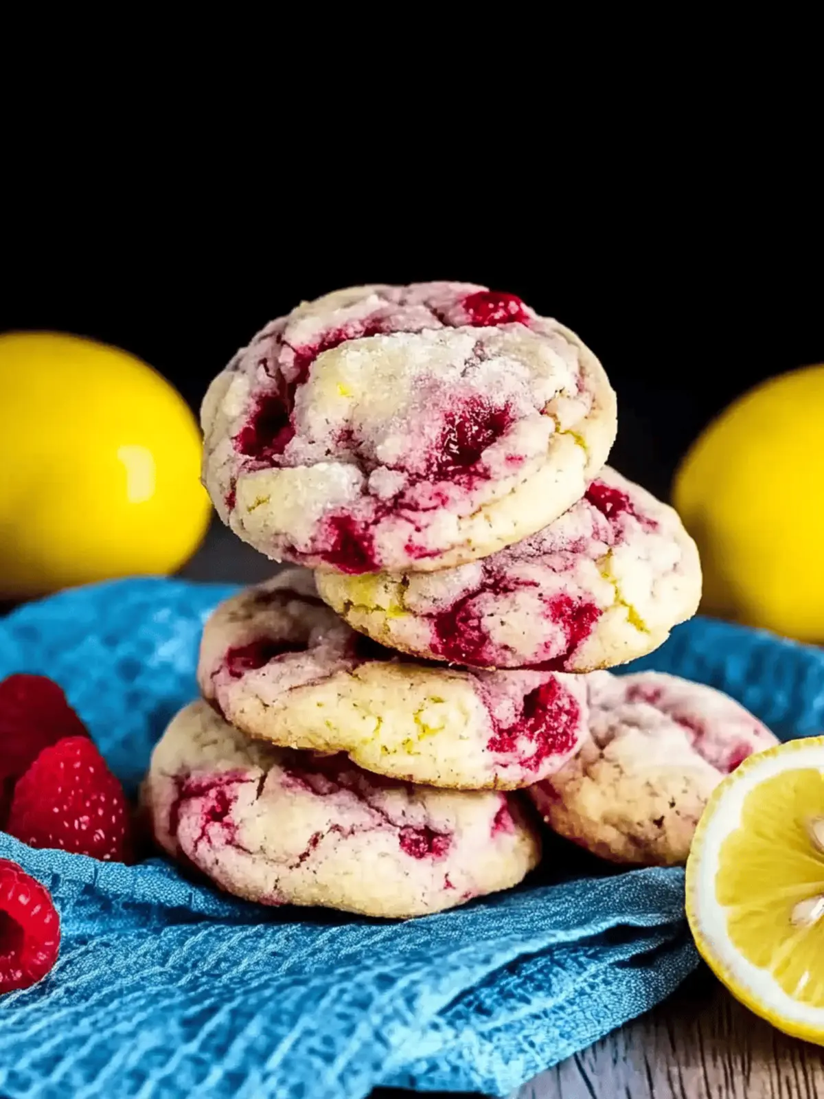 Raspberry Lemon Cookies