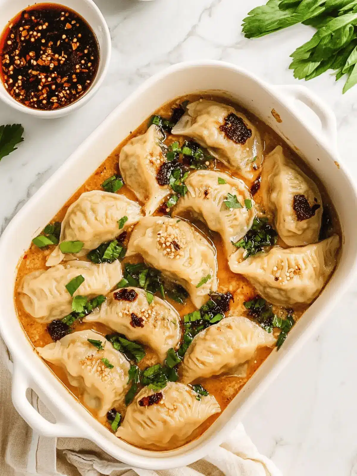 One Pan Dumplings (15 minute dinner!)