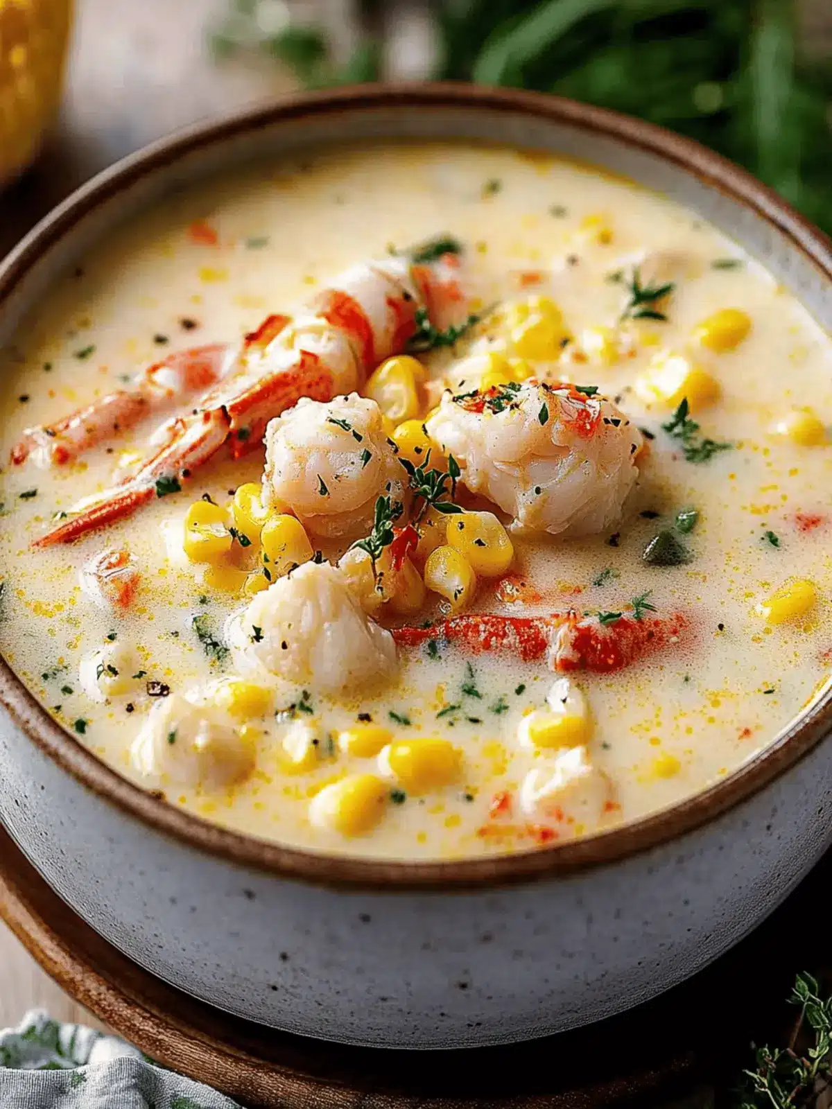 Bobby Flay's Crab & Corn Chowder