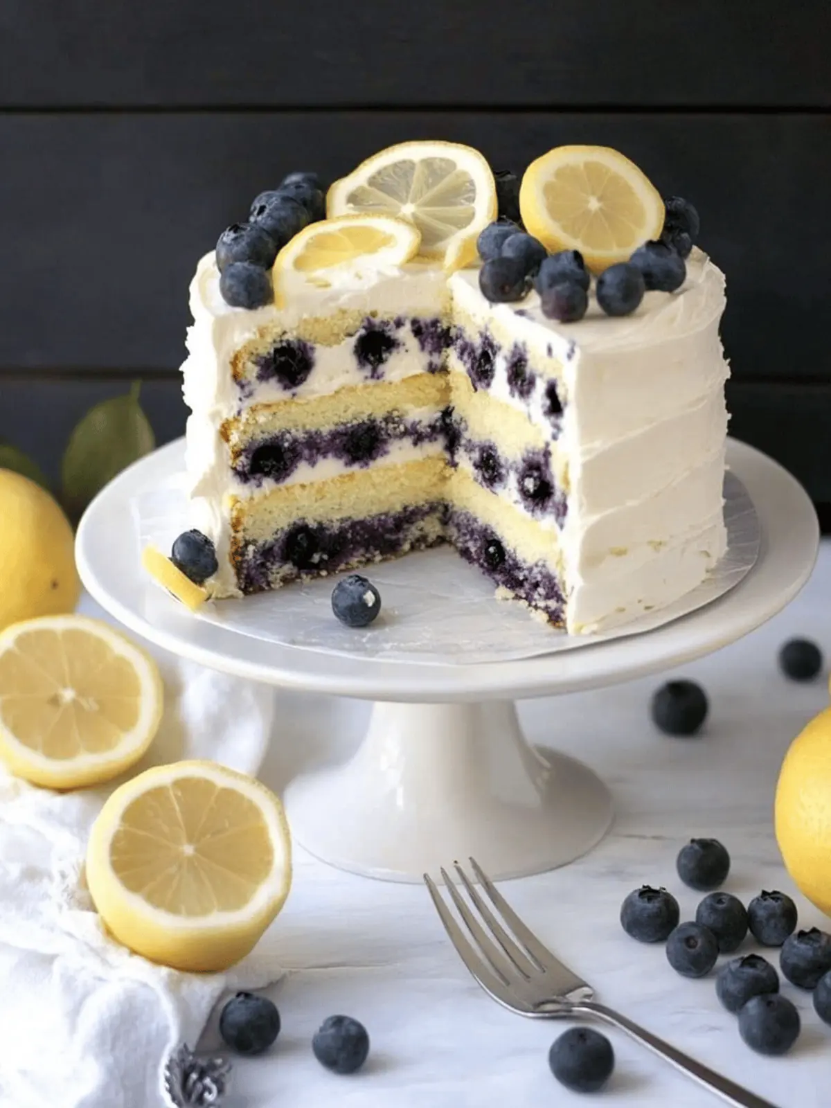 Lemon Blueberry Cake