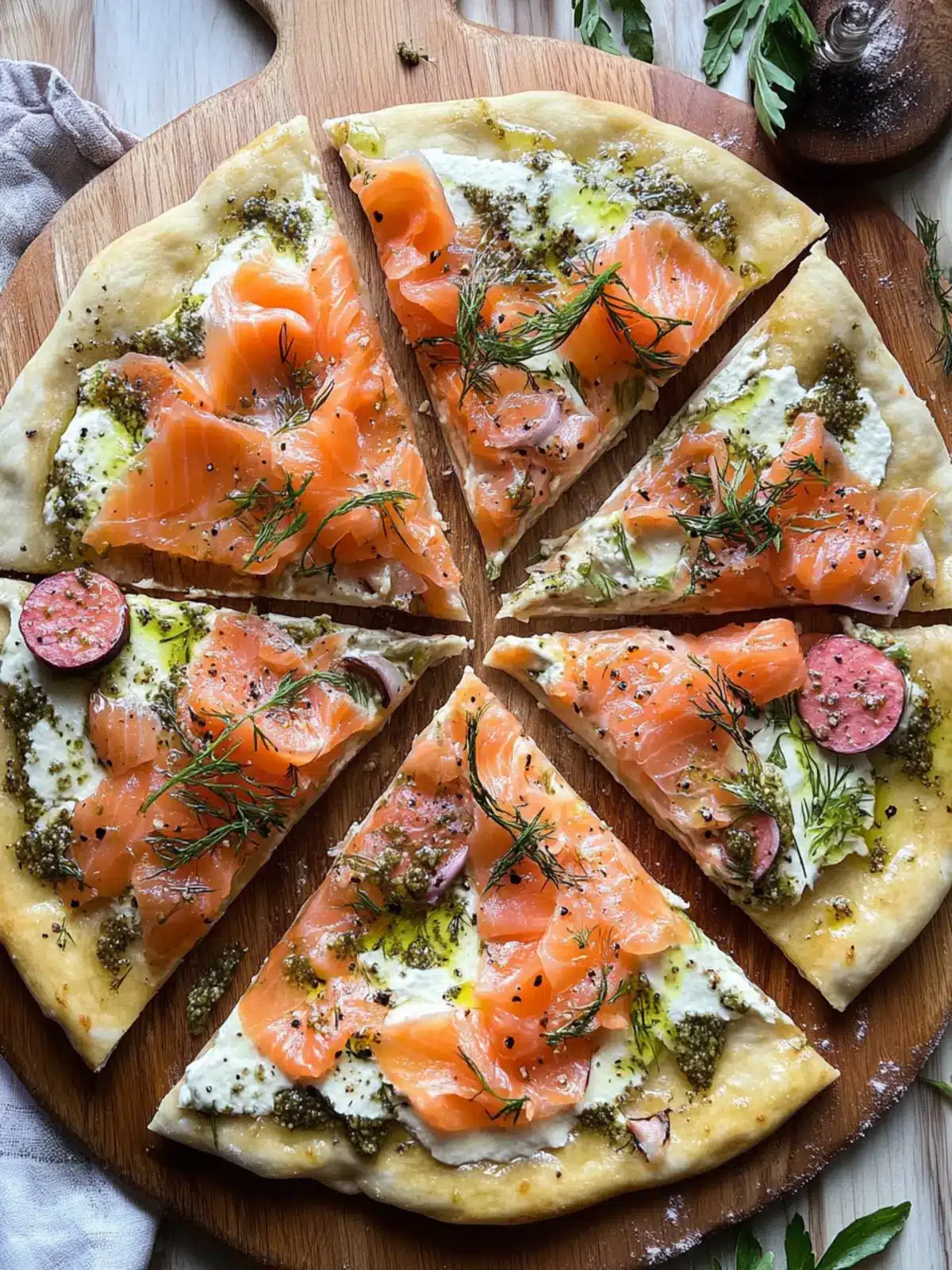 Smoked Salmon Pizza