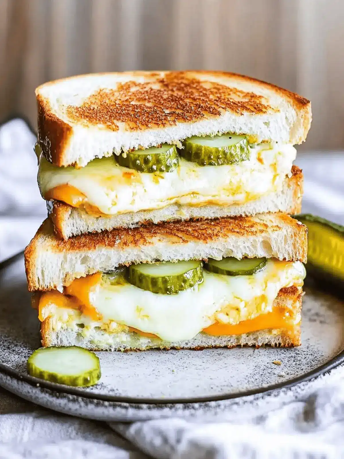 Pickle Grilled Cheese Sandwich