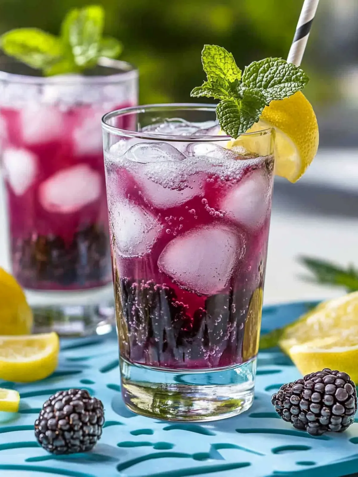 Blackberry Lemon Mocktail