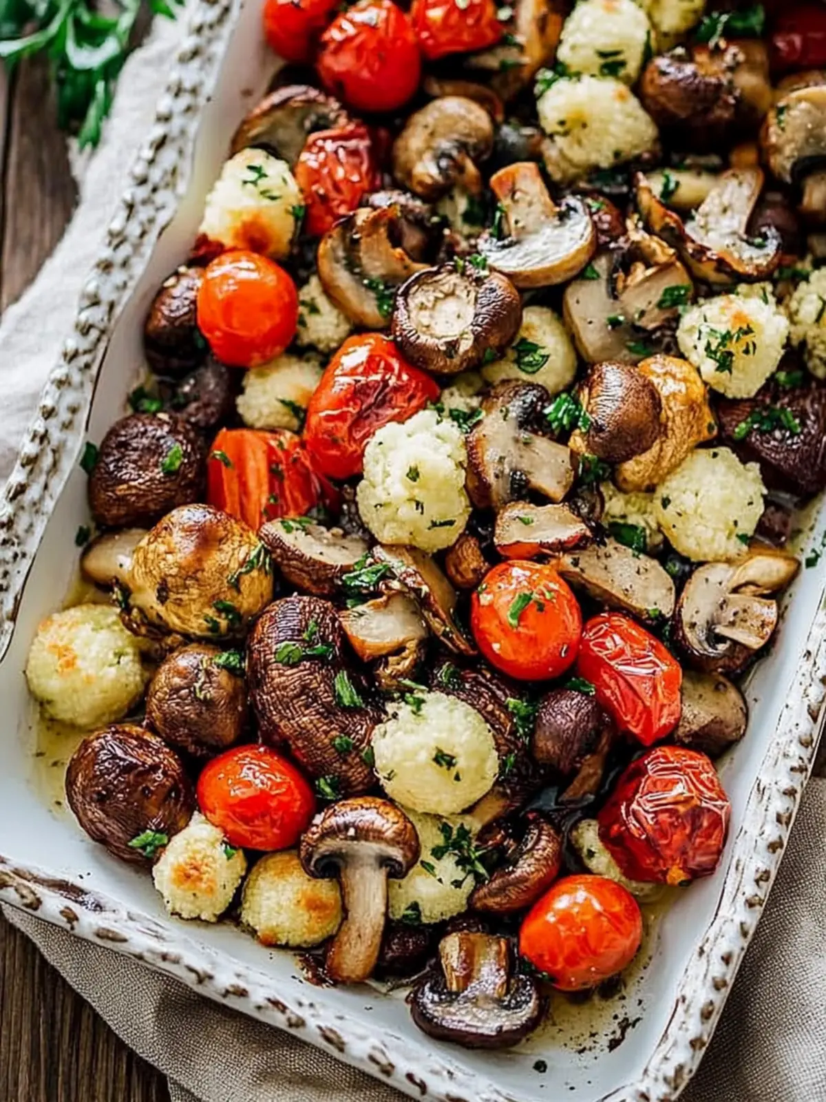 Savor the Flavor: Italian Roasted Mushrooms and Veggies 2 Italian Roasted Mushrooms and Veggies