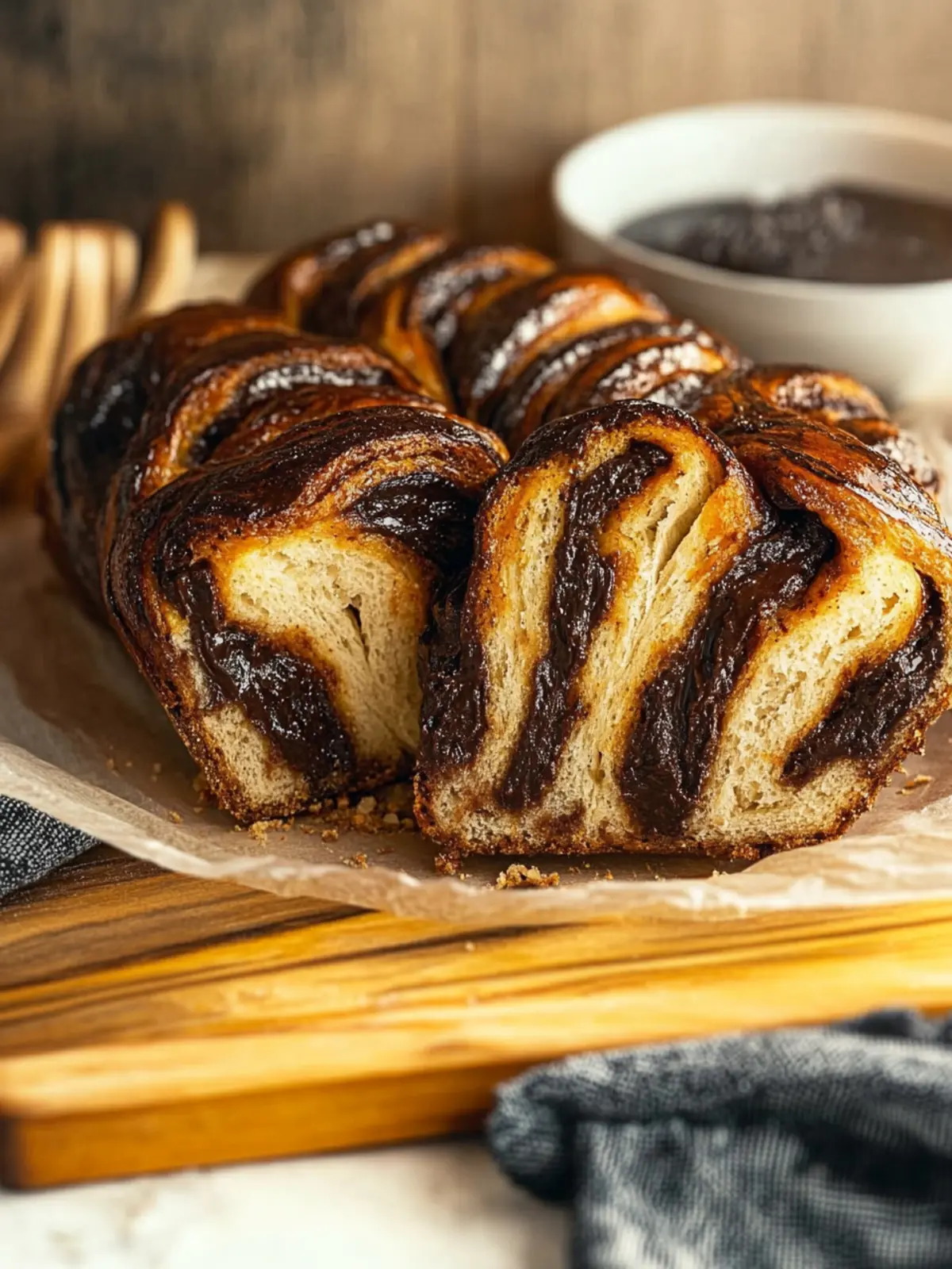 Chocolate Challah Bread