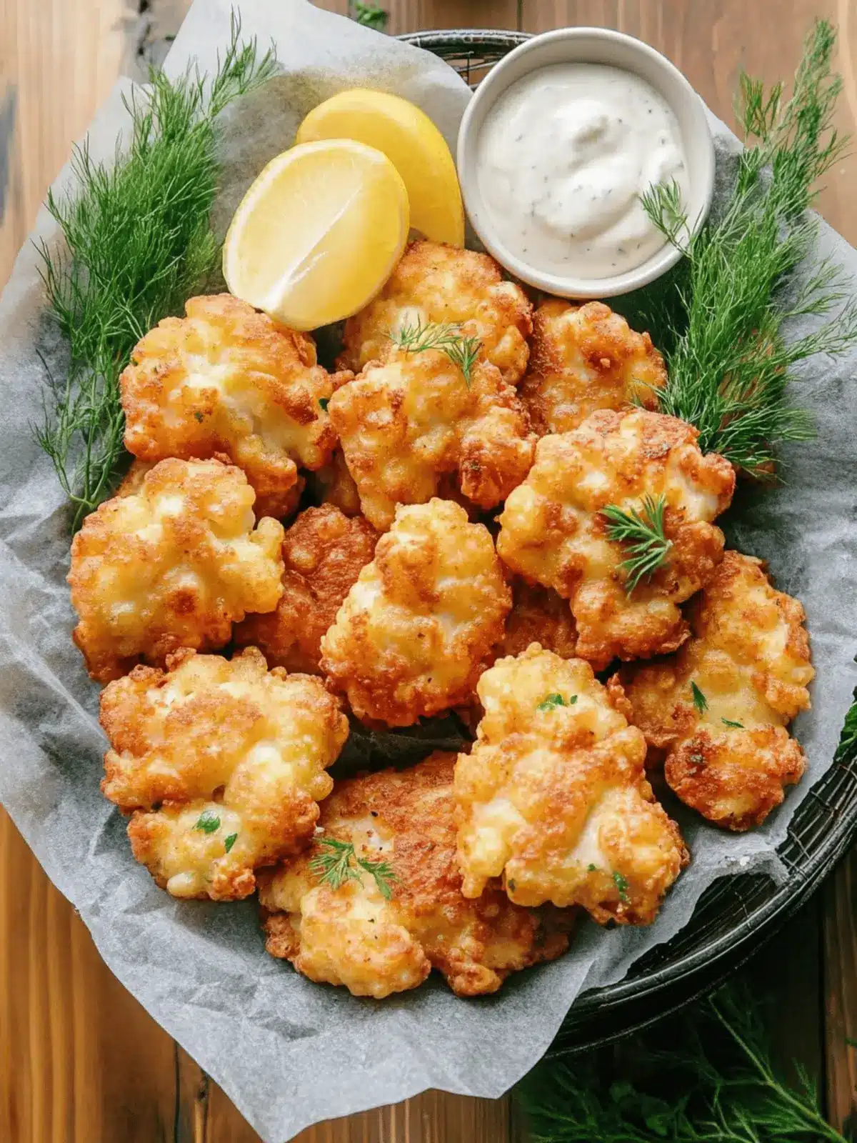 Tender Chicken Fritters