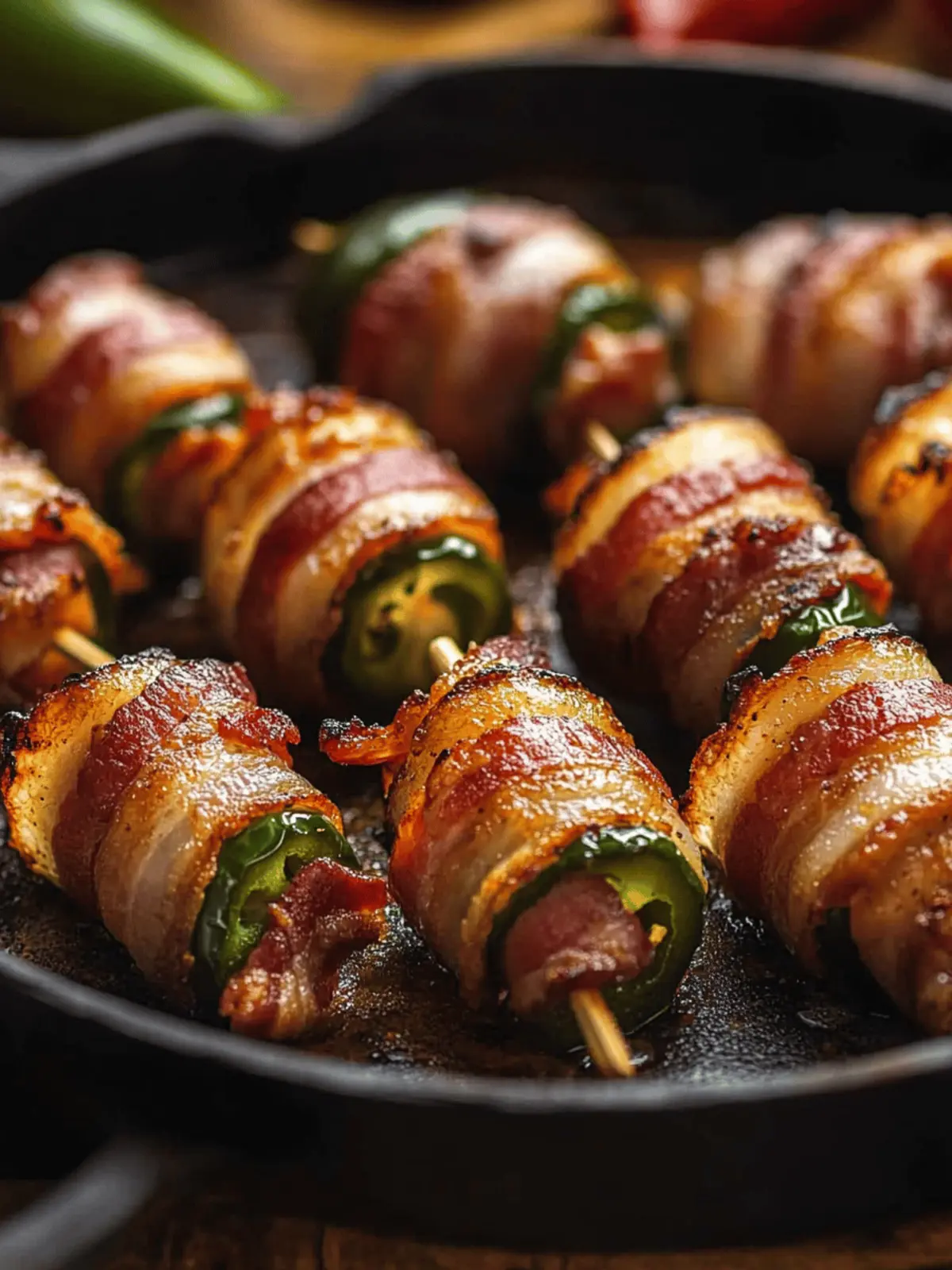 Bacon Wrapped Jalapeno Poppers