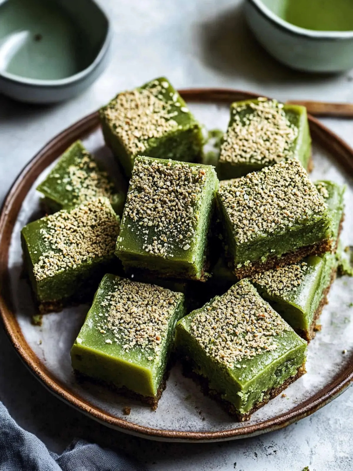 Matcha Mochi Cake