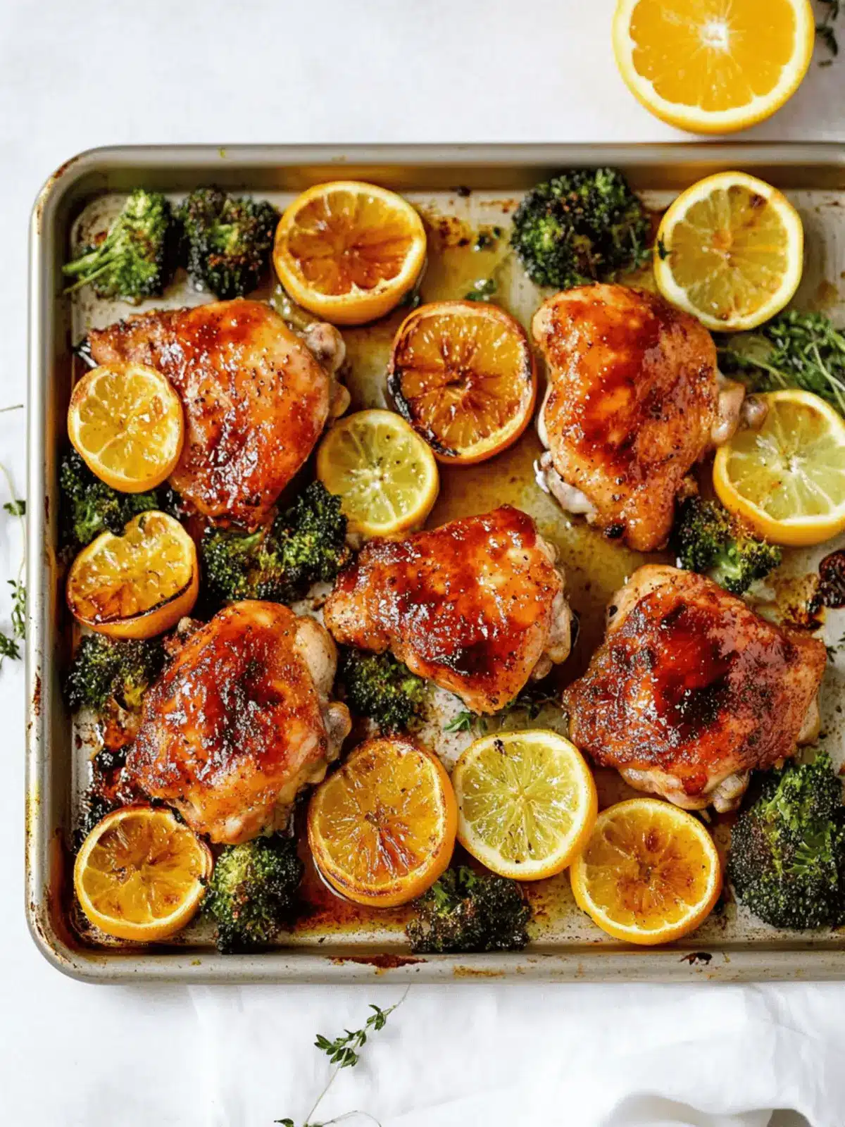 Sheet Pan Citrus-Glazed Chicken