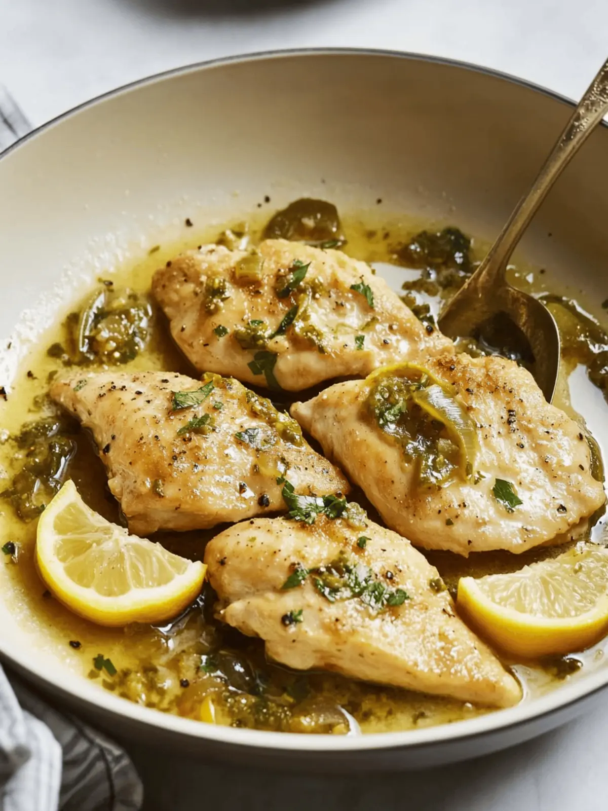 Yuzu Chicken Piccata
