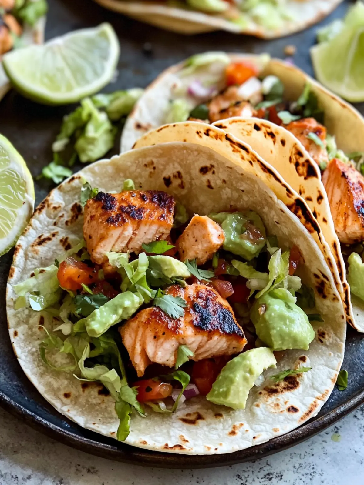 Crispy Salmon Tacos