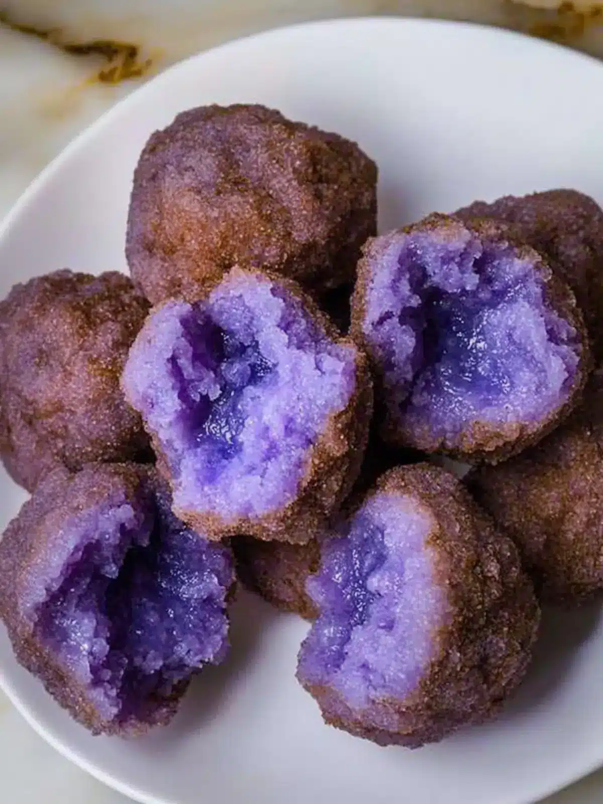Delicious Ube Mochi Donuts for a Sweet Morning Treat 3 Ube Mochi Donuts