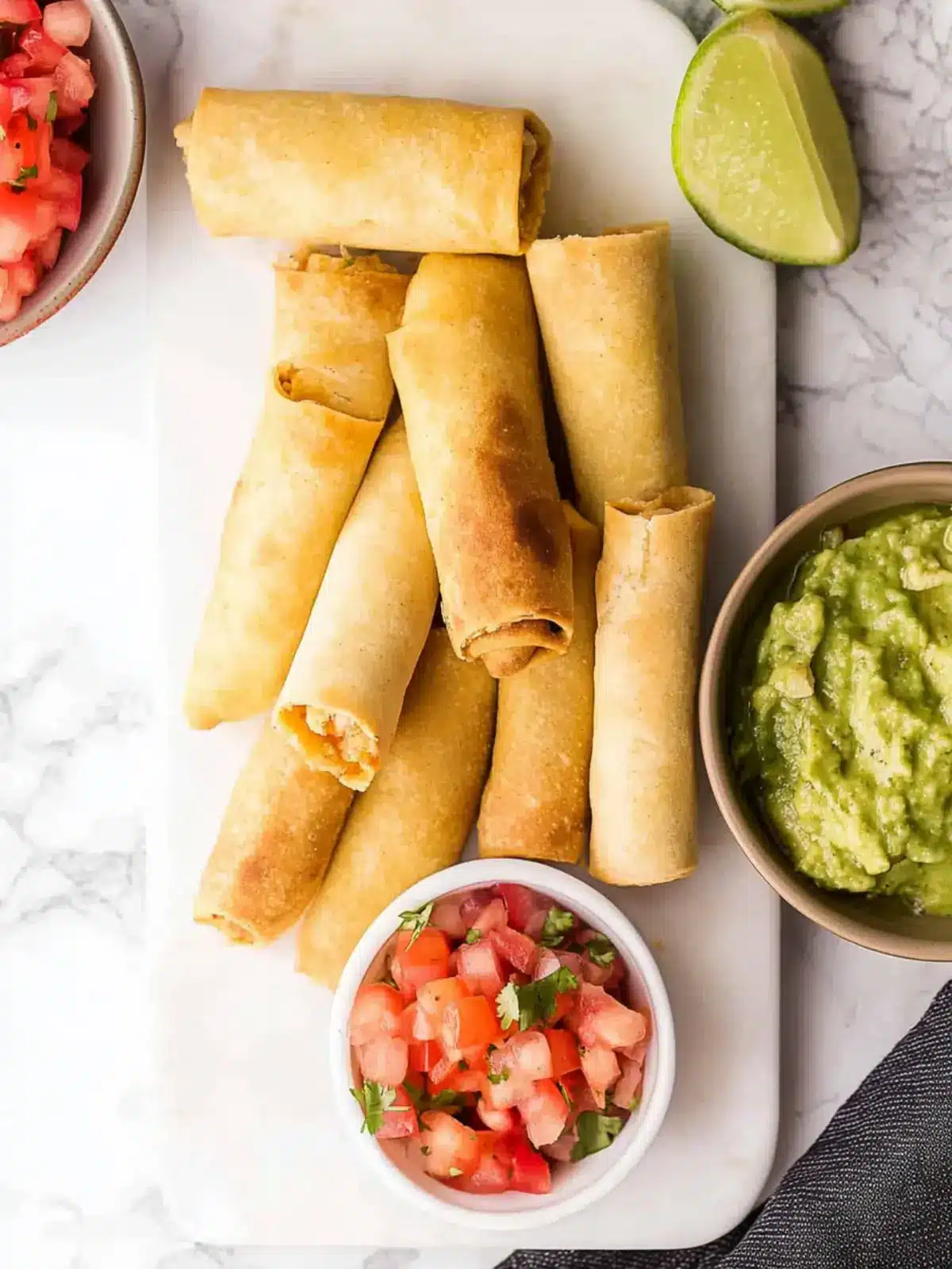 Leftover Turkey Taquitos