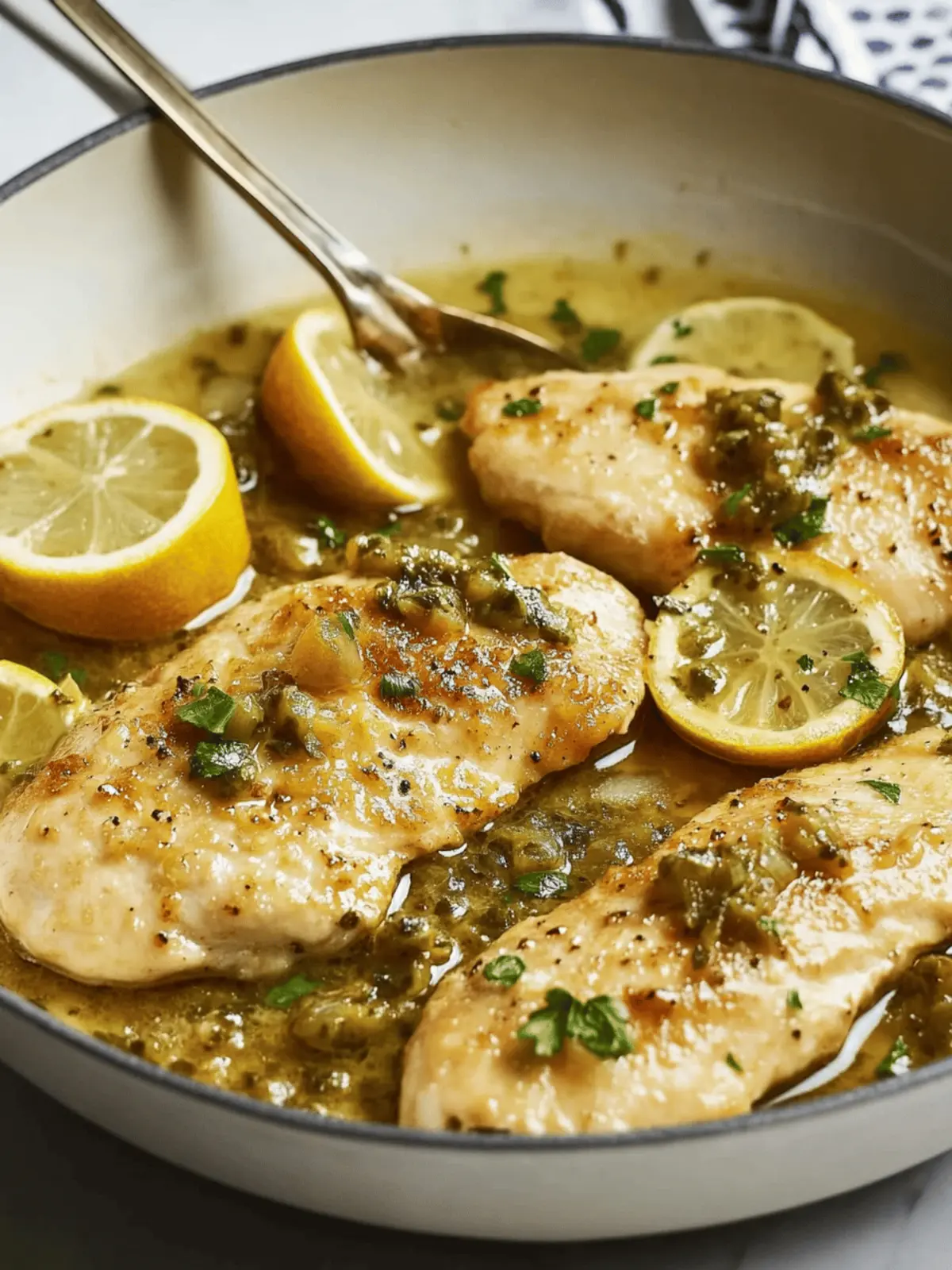 Yuzu Chicken Piccata