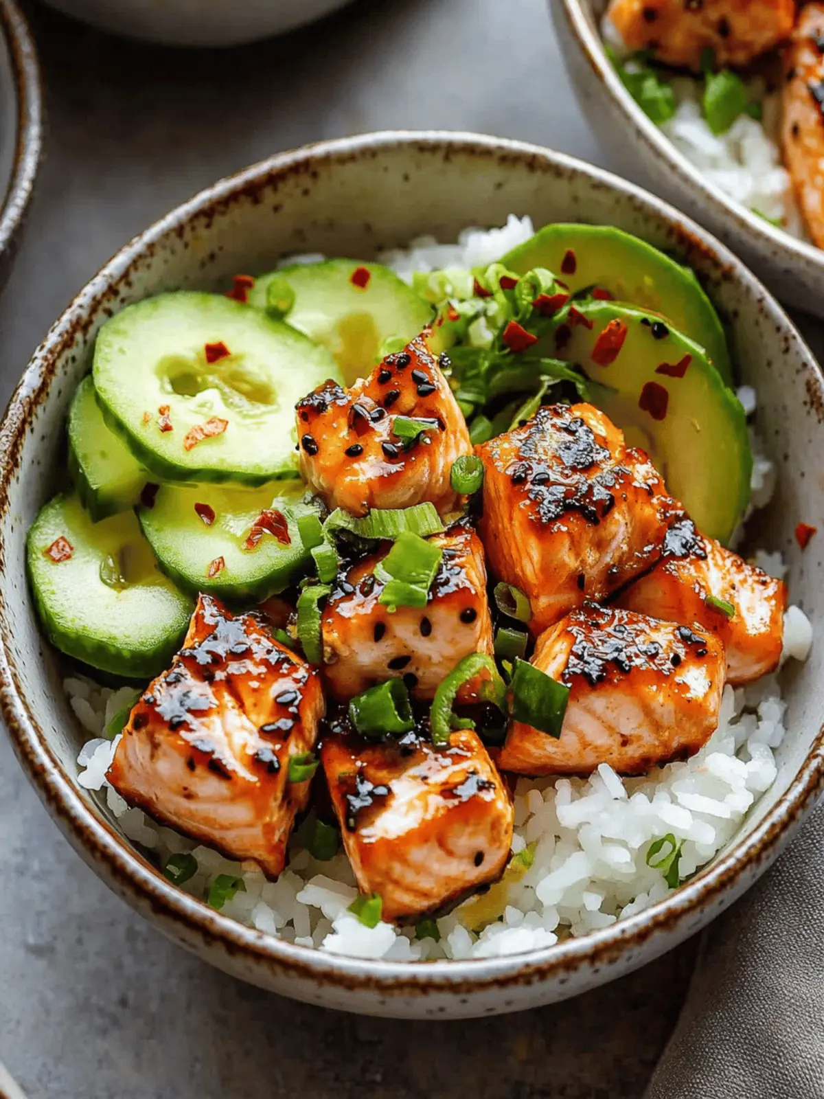 Sweet Chili Salmon Bowl