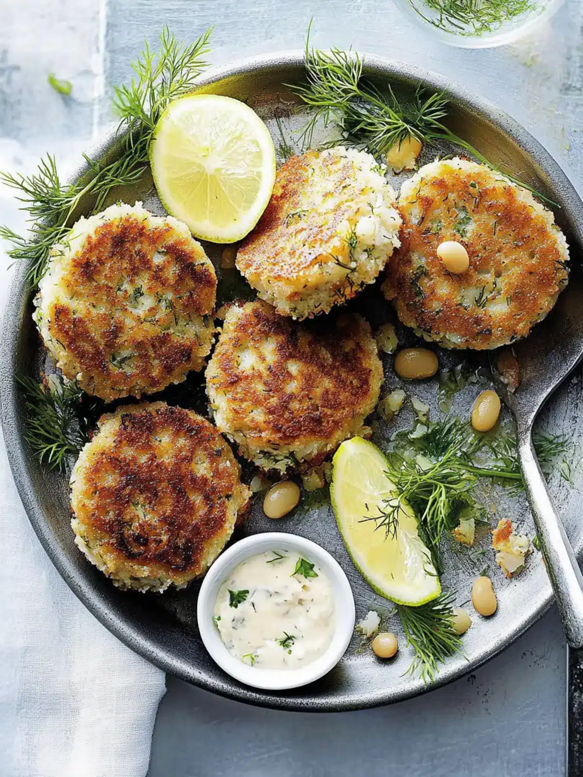 Dill And Butter Bean Fishcakes