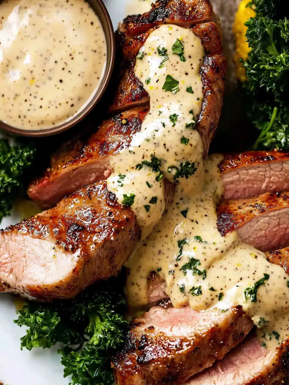 Pork Tenderloin with Creamy Mustard Sauce