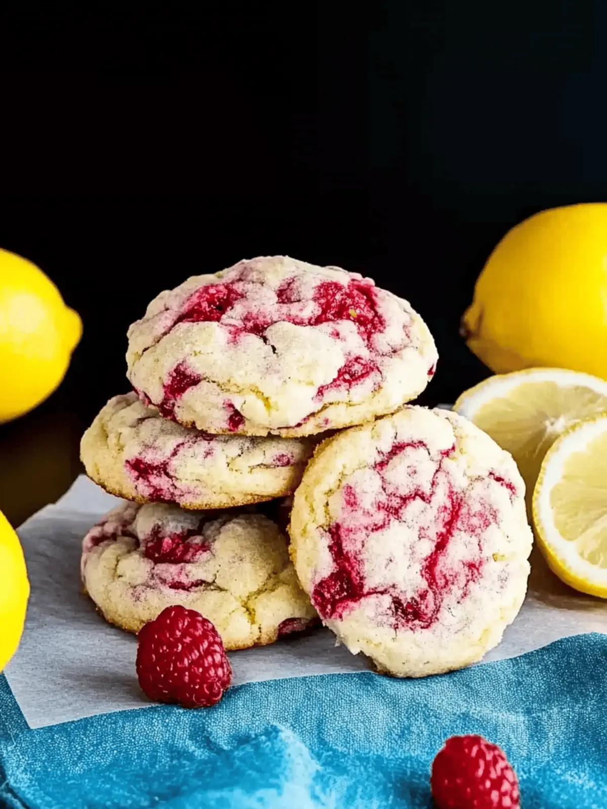 Raspberry Lemon Cookies
