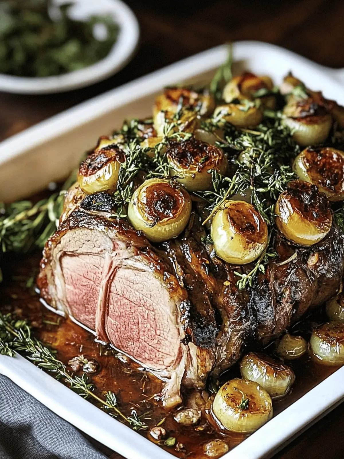 Savory Slow Roasted Boneless Leg of Lamb for Festive Feasts