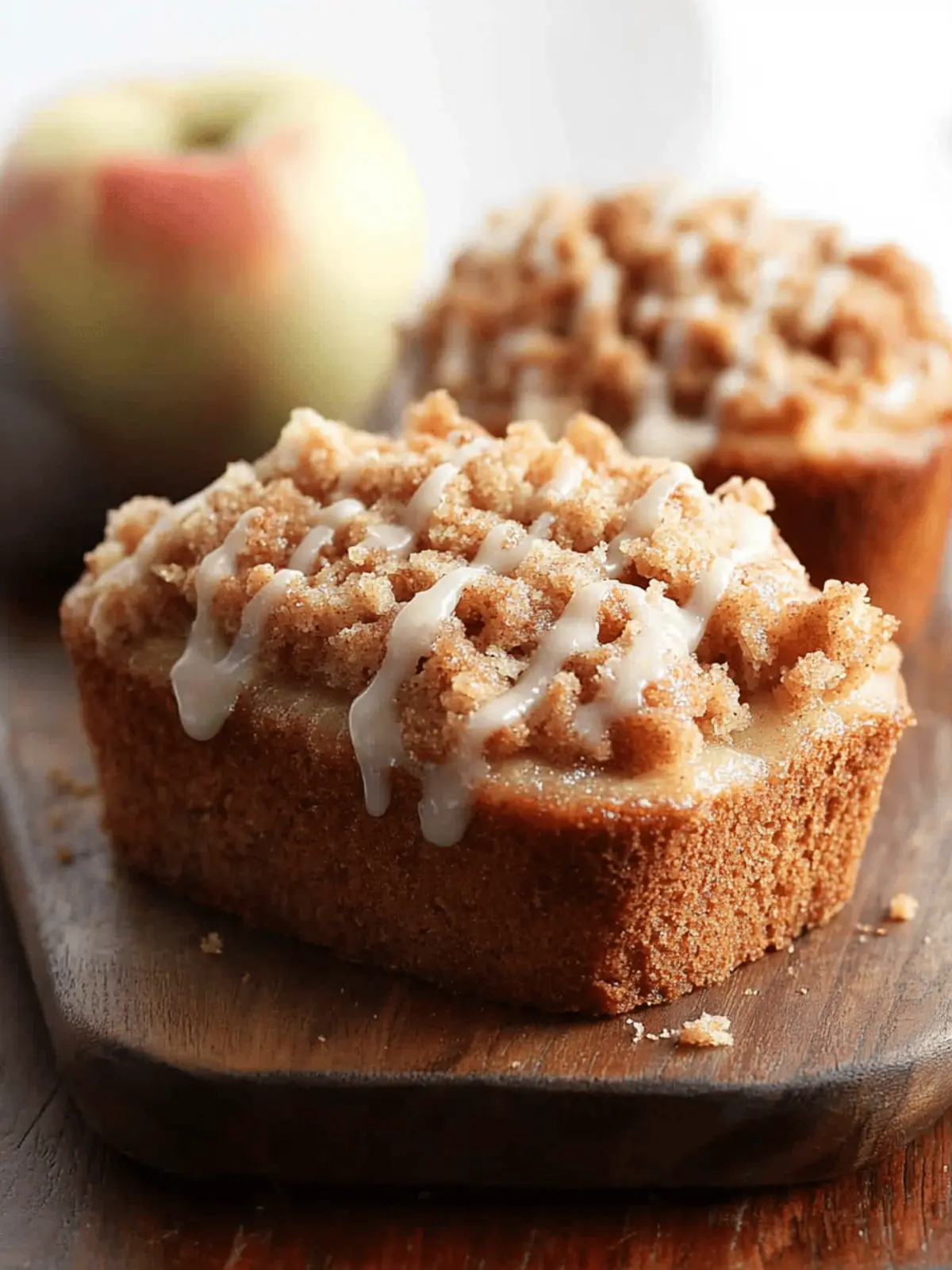 Apple Crumb Cakes