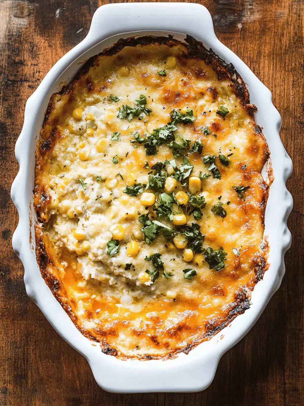 Roasted Poblano Corn Dip