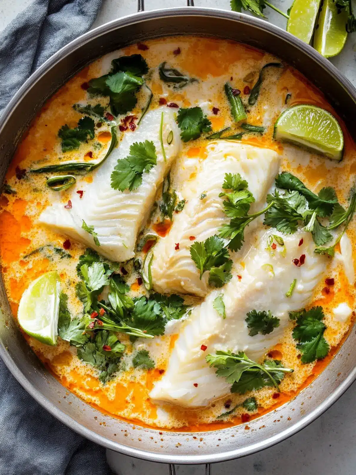 Thai-Inspired Coconut Poached Fish