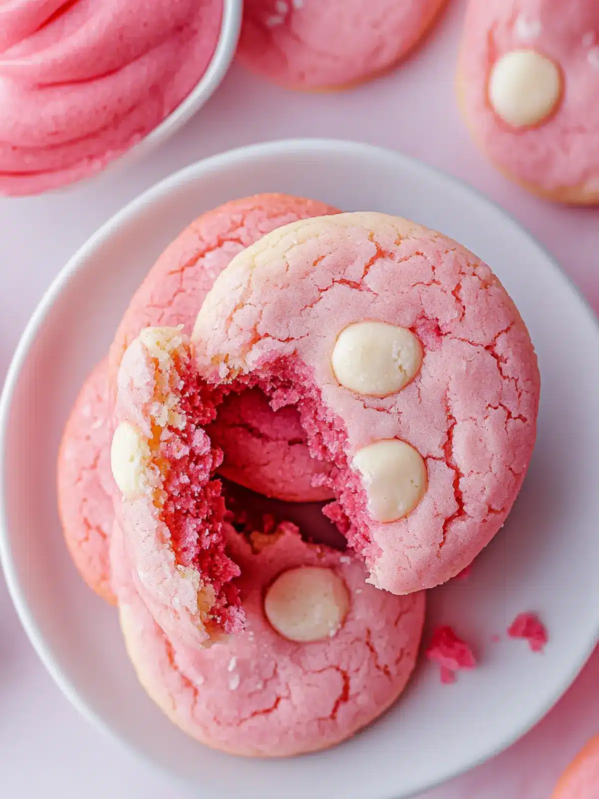Pink Velvet Cookie