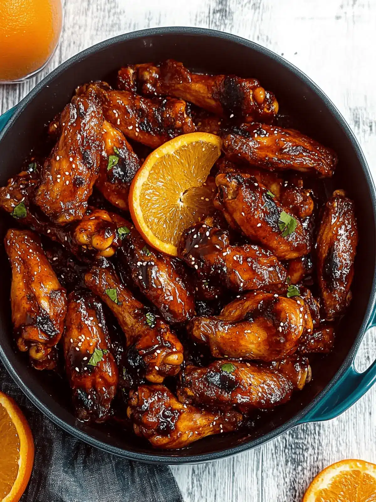 Spicy Orange Chicken Wings
